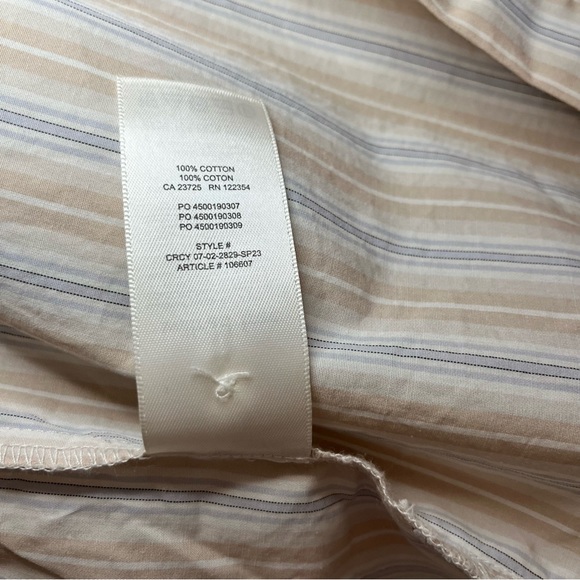 Wilfred Free by Aritzia Boyfriend Poplin Button-up Shirt - size M - Picture 7 of 9